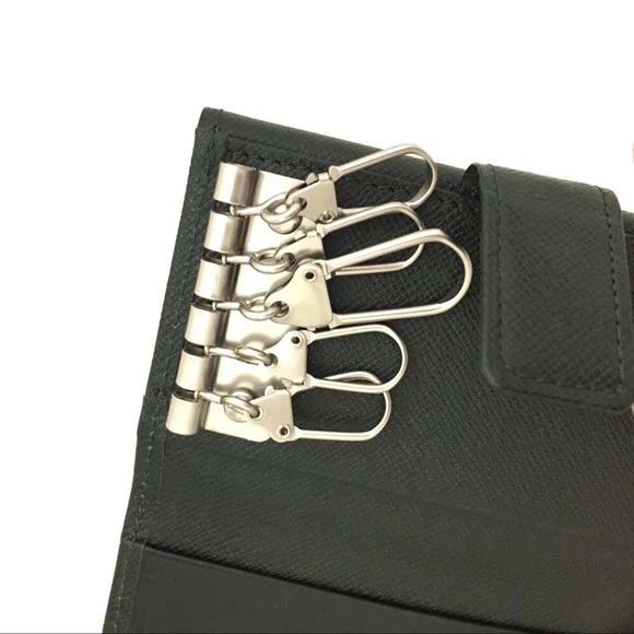 BURBERRY Logo Leather Coin Purse Key Case/1J4877 - Picture 5 of 7